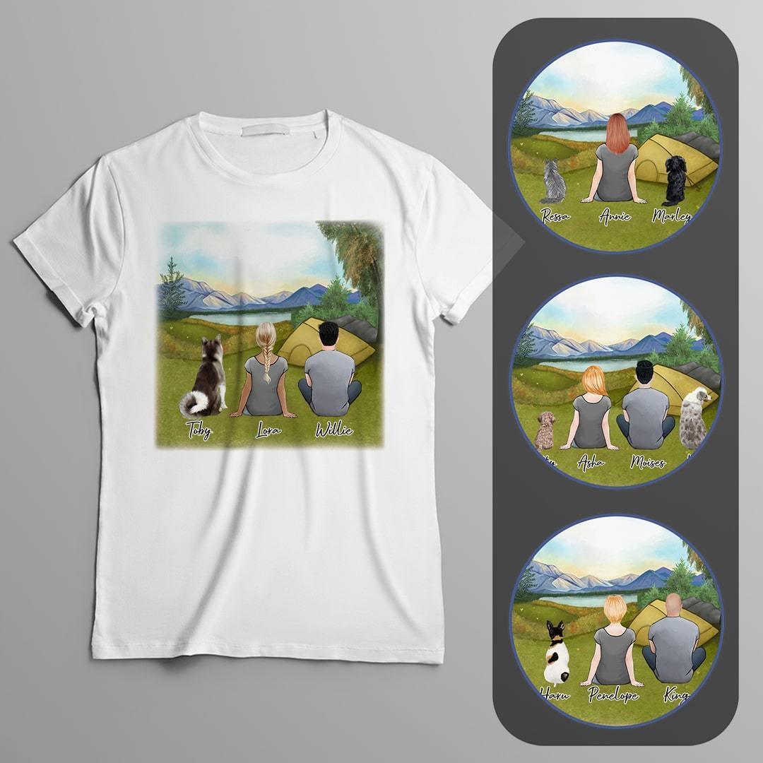 Camping Personalized Pet & Owner T-Shirt