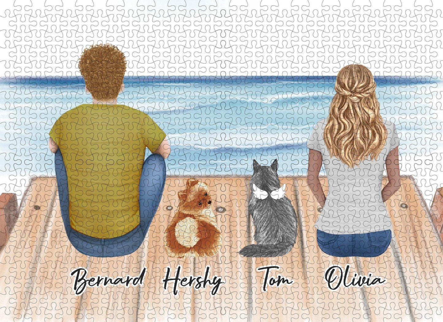 The Dock Personalized Pet & Owner Puzzle