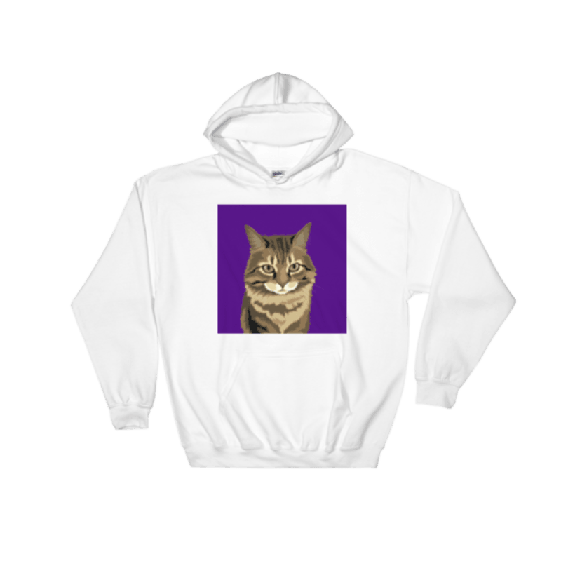 Custom Pet Hoodie (White)