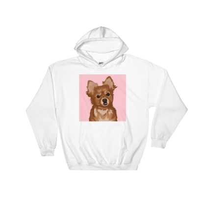 Custom Pet Hoodie (White)