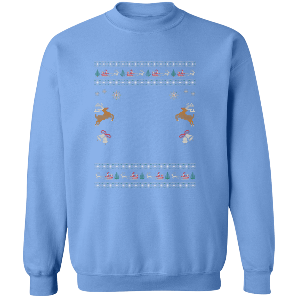 Custom Pet Holiday Sweatshirt - Reindeer Rock
