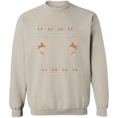 Custom Pet Holiday Sweatshirt - Reindeer Rock