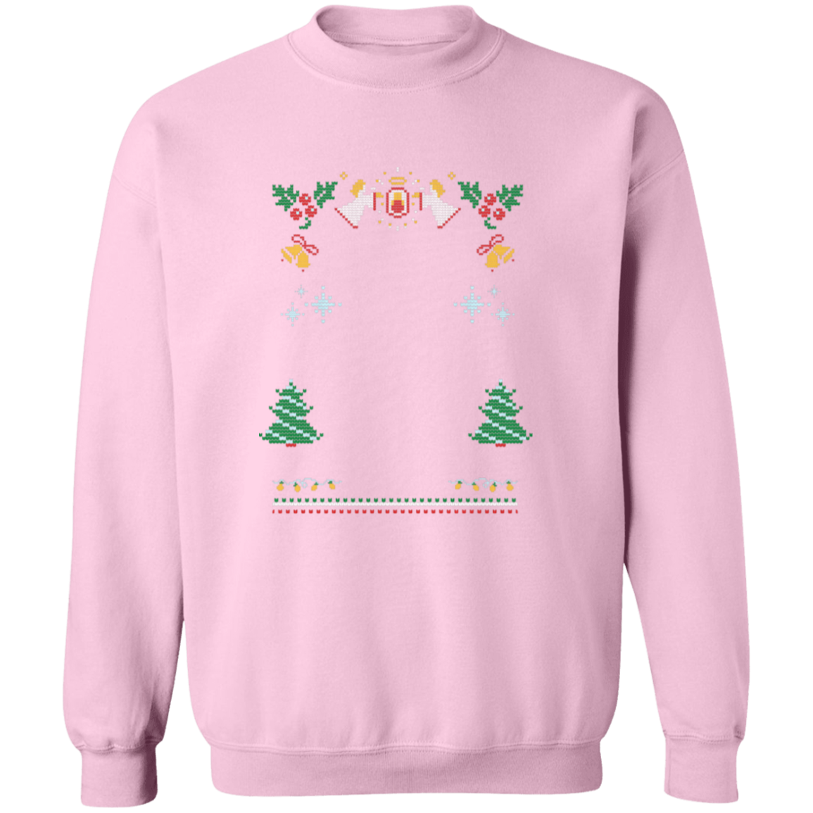 Custom Pet Holiday Sweatshirt - Snow Angels