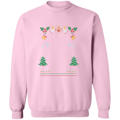 Custom Pet Holiday Sweatshirt - Snow Angels