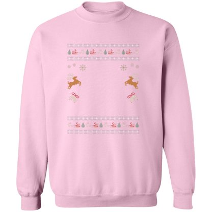 Custom Pet Holiday Sweatshirt - Reindeer Rock