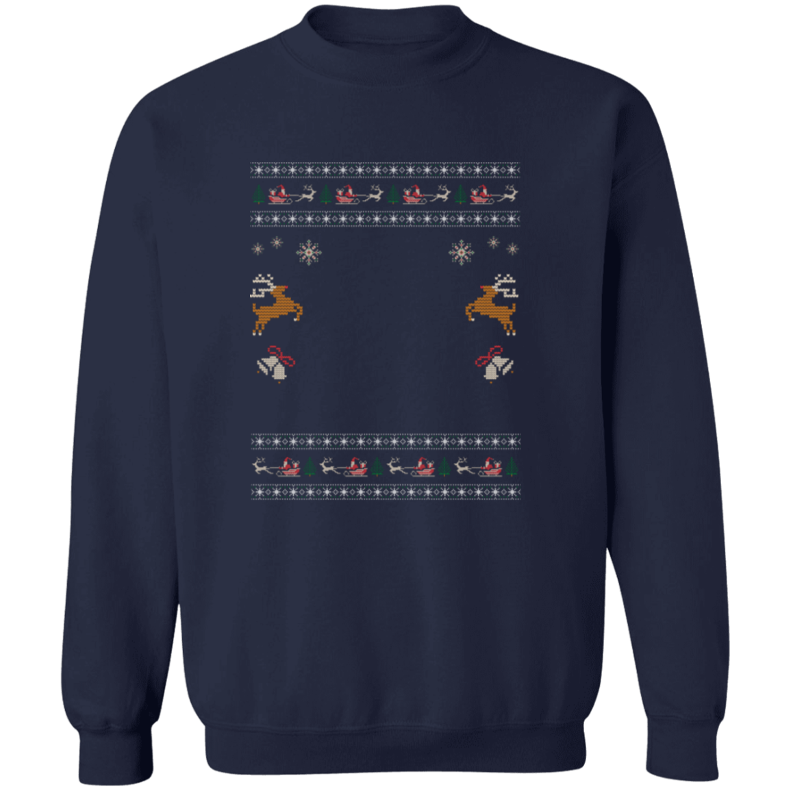 Custom Pet Holiday Sweatshirt - Reindeer Rock