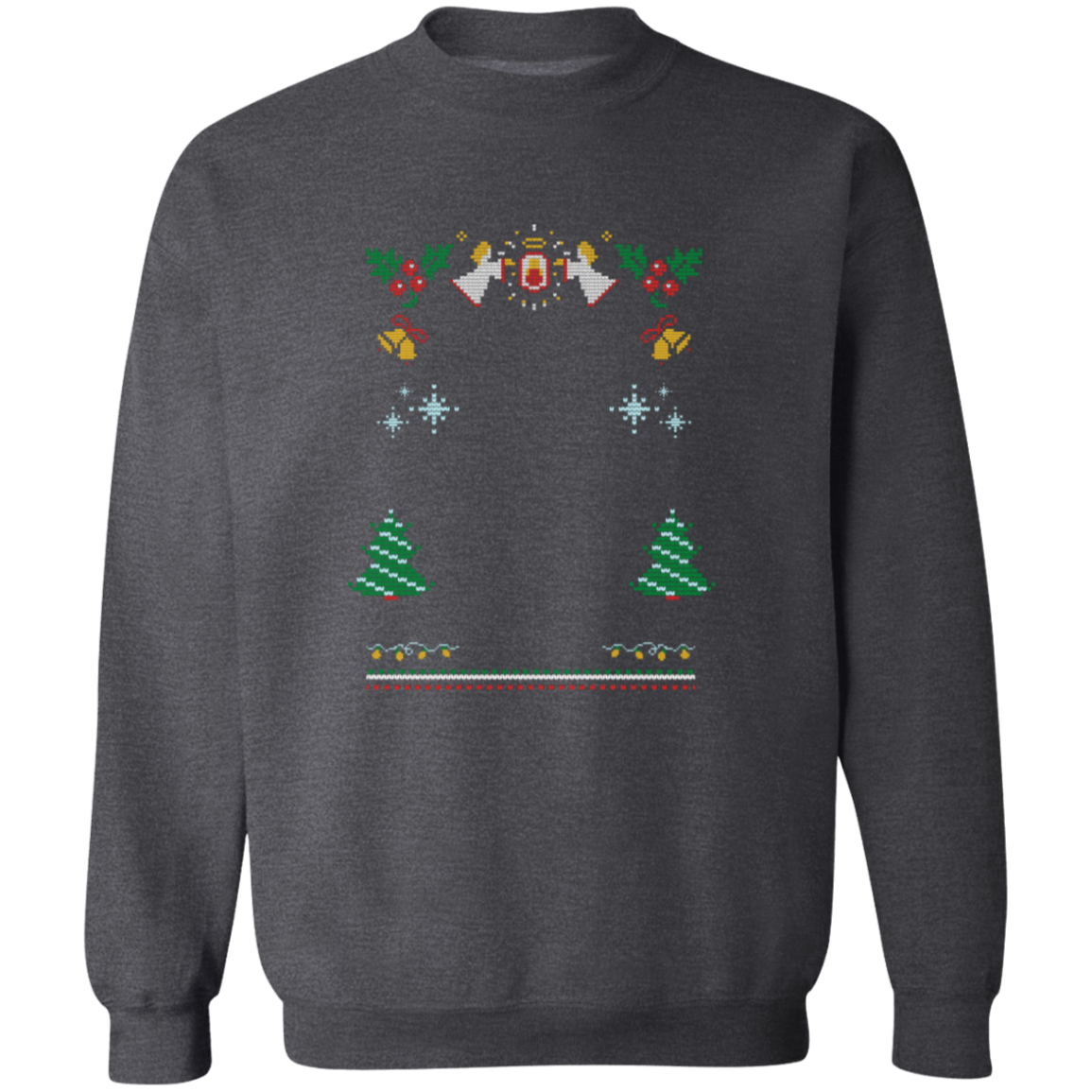 Custom Pet Holiday Sweatshirt - Snow Angels