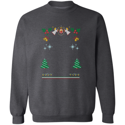 Custom Pet Holiday Sweatshirt - Snow Angels
