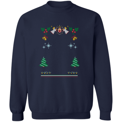 Custom Pet Holiday Sweatshirt - Snow Angels