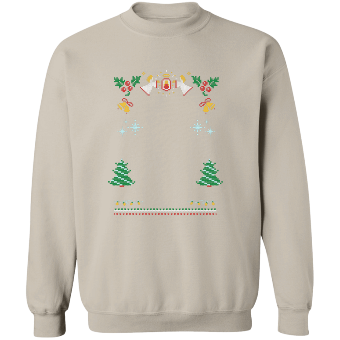 Custom Pet Holiday Sweatshirt - Snow Angels