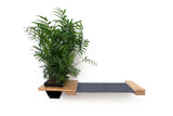 Natural Bamboo/Charcoal Gray Canvas