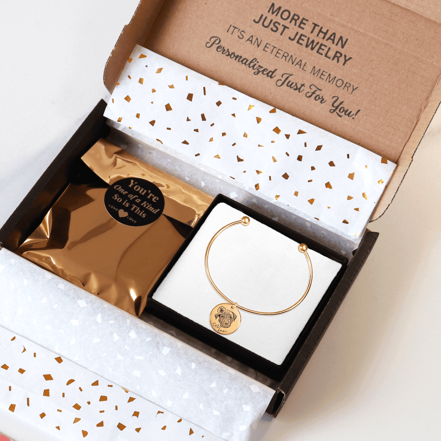 Pet Face Bangle Bracelet