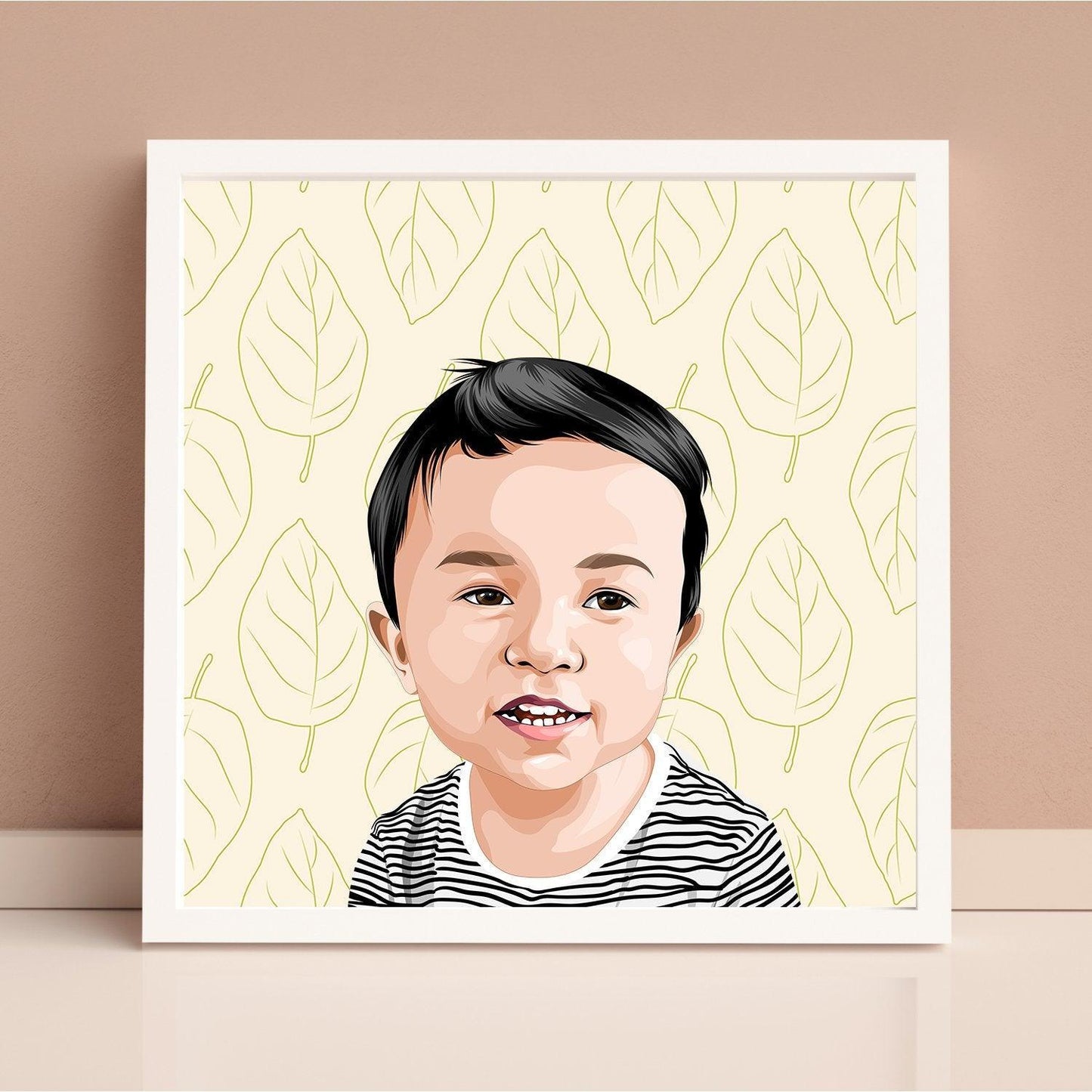 Custom Modern Family Portrait