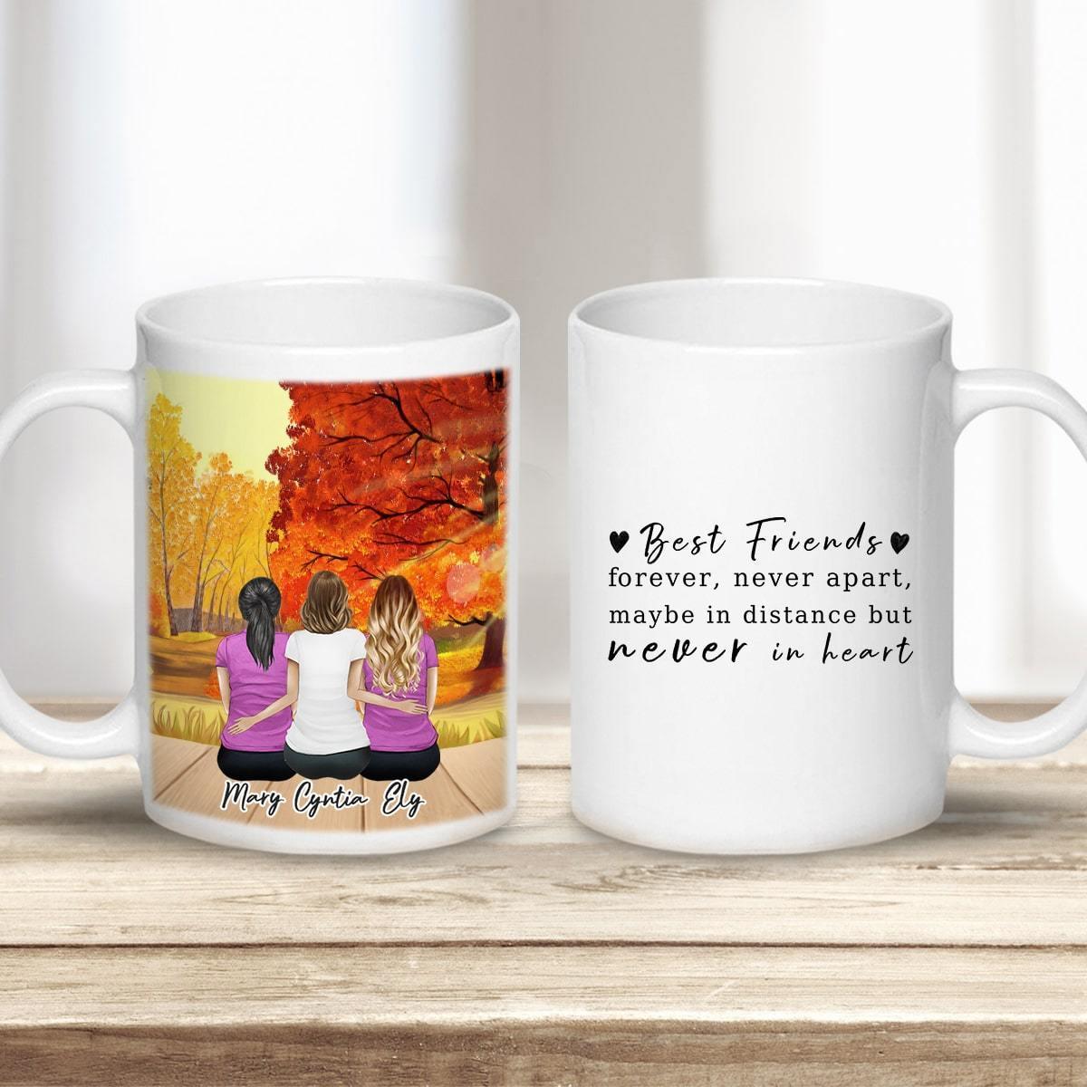Fall Personalized Best Friend Or Sister Coffee Mug