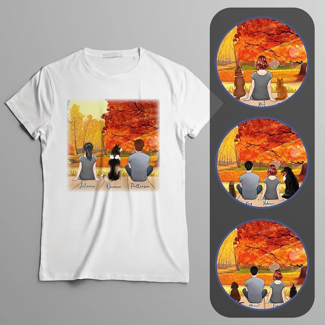 Fall Personalized Pet T-Shirt