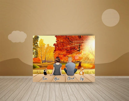 Fall Personalized Pet Wrapped Canvas