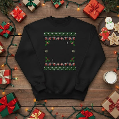 Custom Pet Holiday Sweatshirt - Gift Wrapped