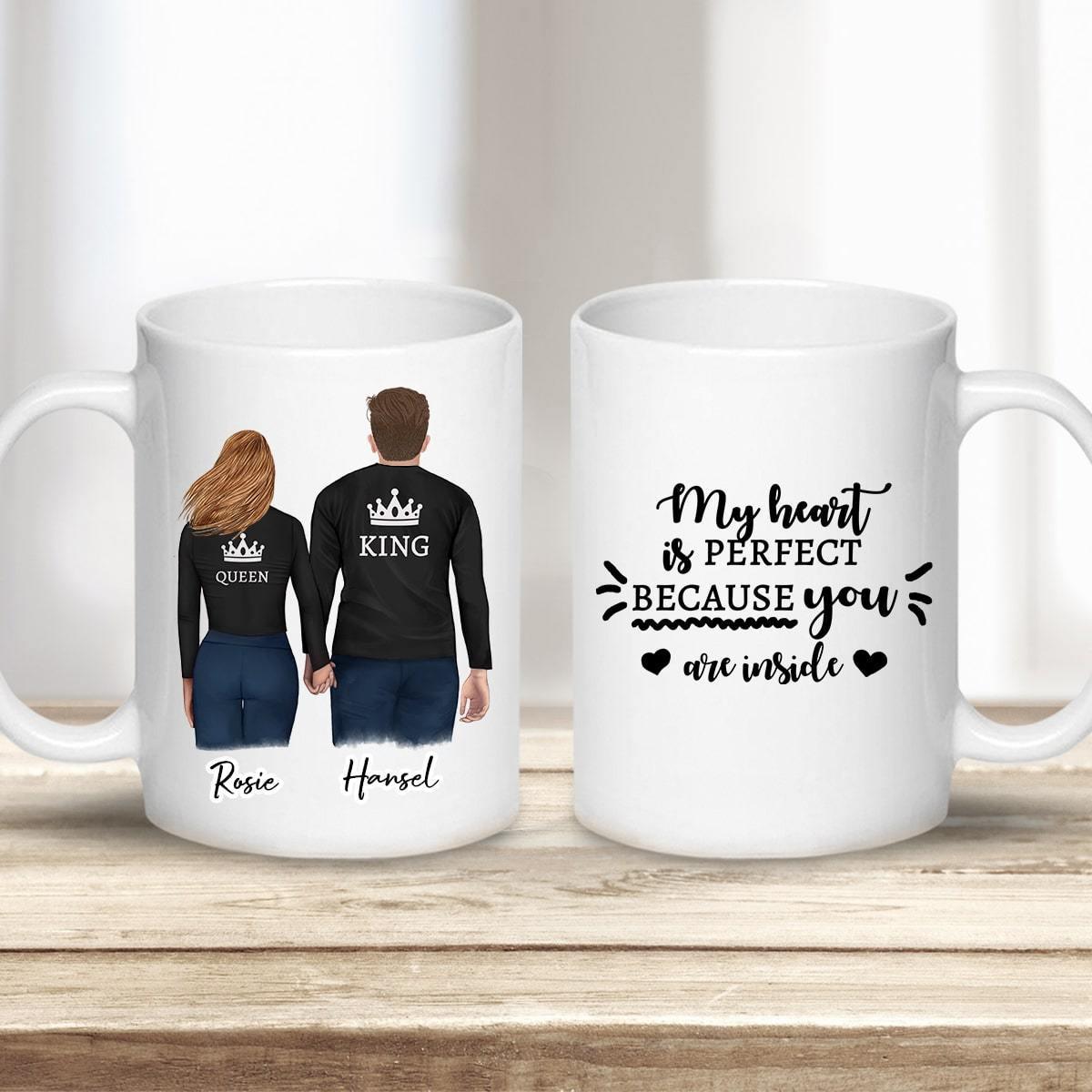 King Queen Couples Mug
