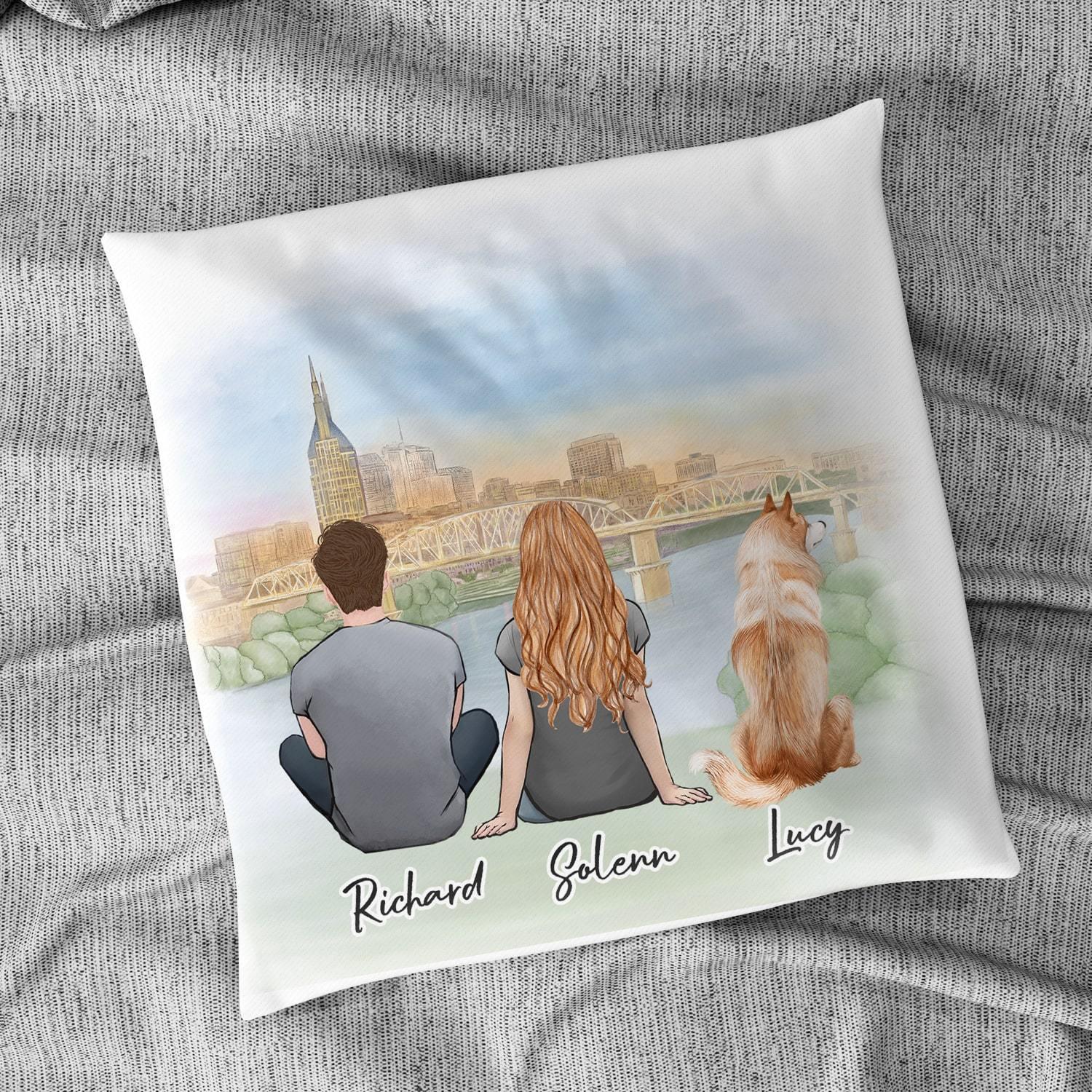 Nashville Personalized Pet & Owner Pillow