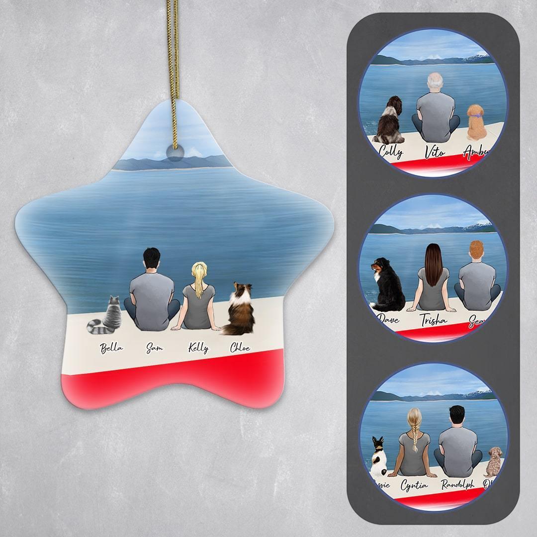 On A Boat Star Ornament -
