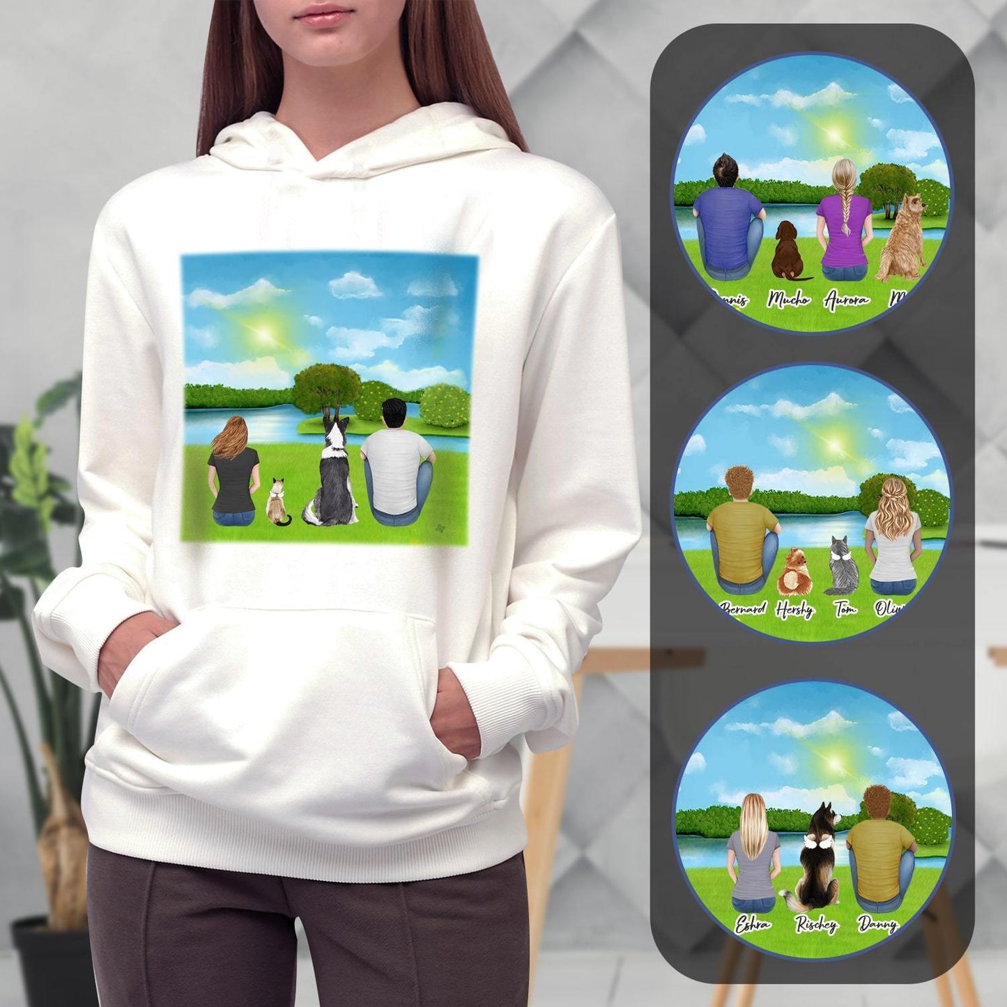 St. Patrick Personalized Pet & Owner Hoodies