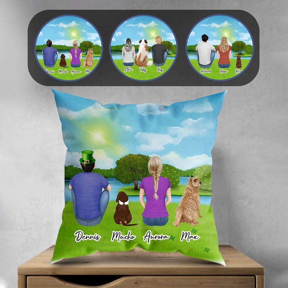 St. Patrick Personalized Pet & Owner Pillow